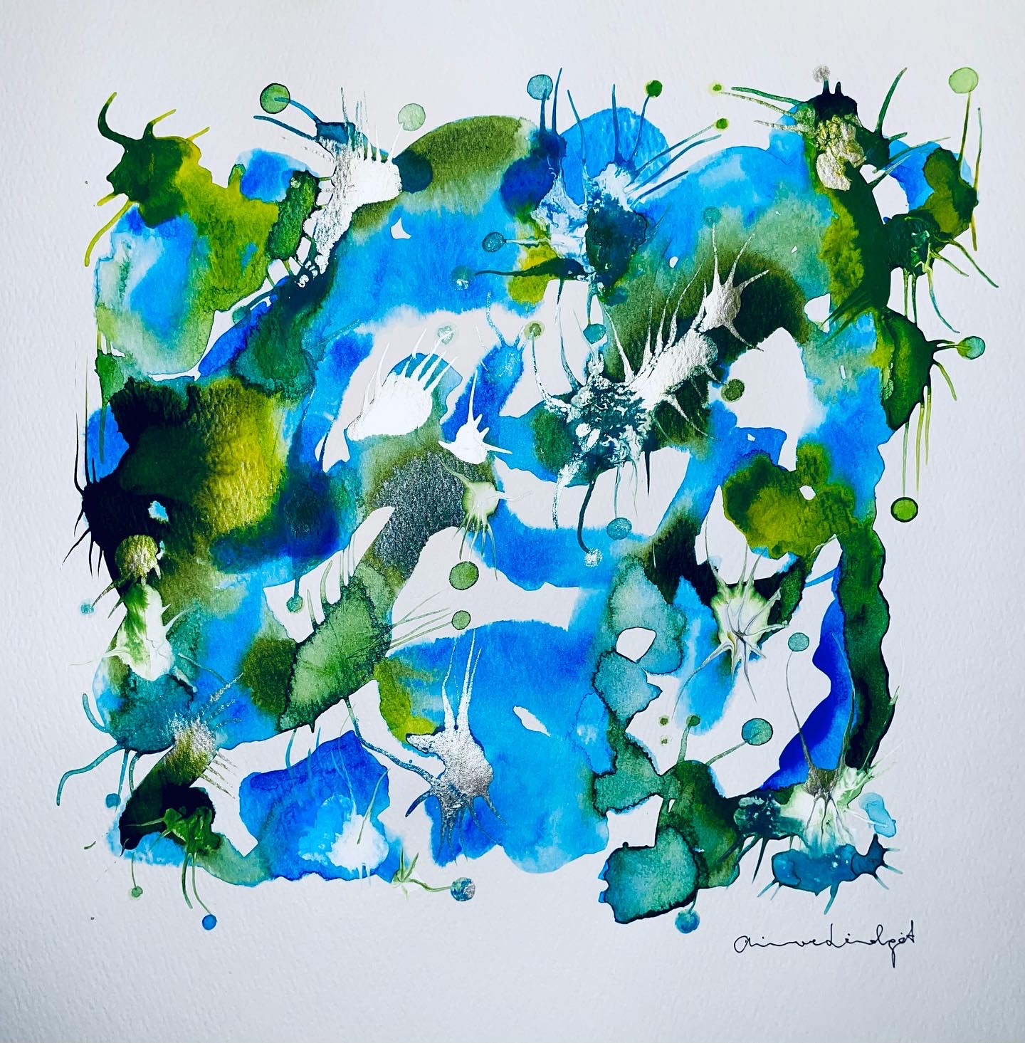 00DAC0B2-C37B-45F9-9762-CC28A5AF21E5 original akryl ink - Image 1