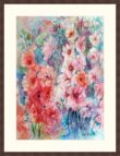Hollyhocks (inramad) - Image 6