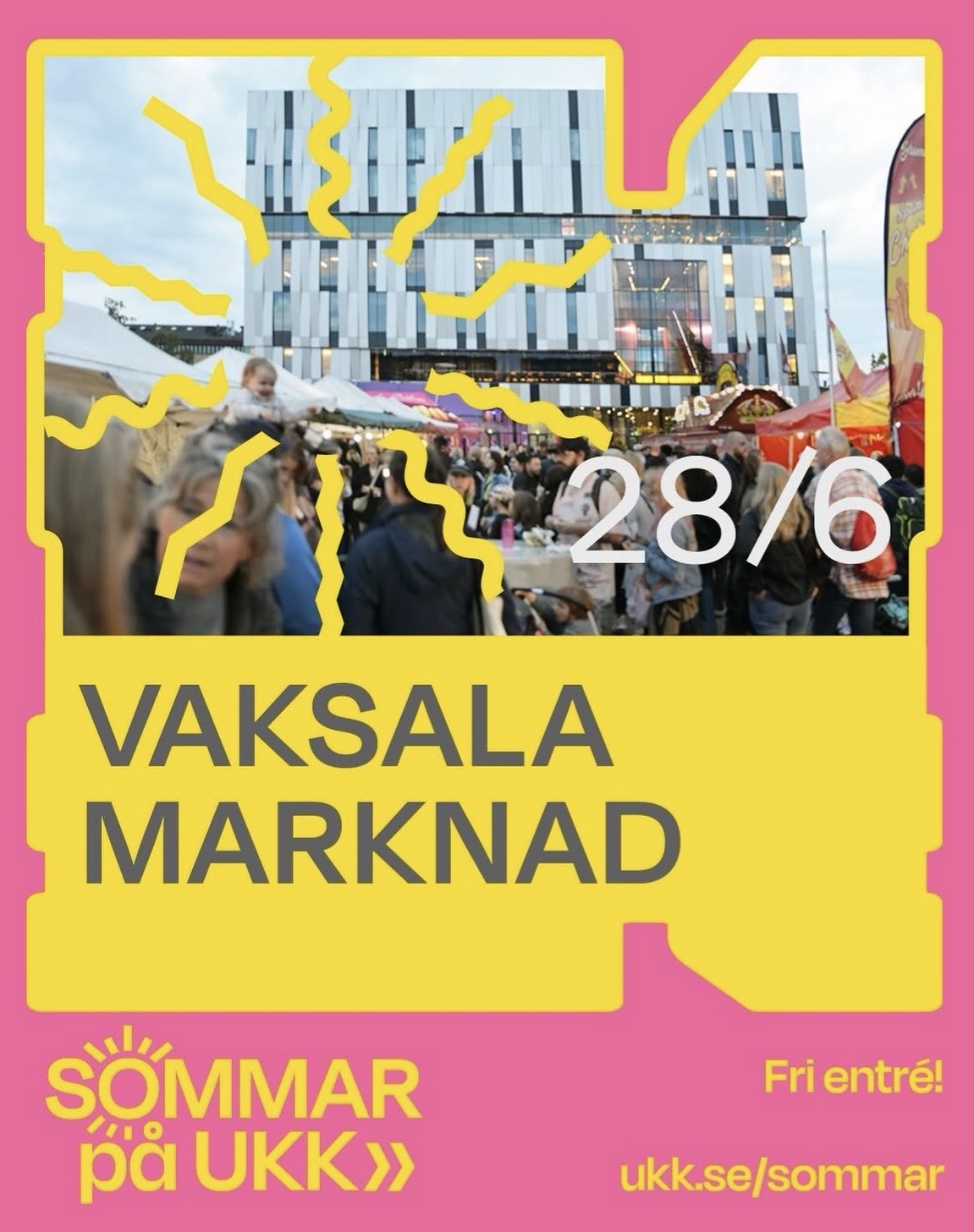 Zeitgeist är en del av Vaksala marknad 28 juni